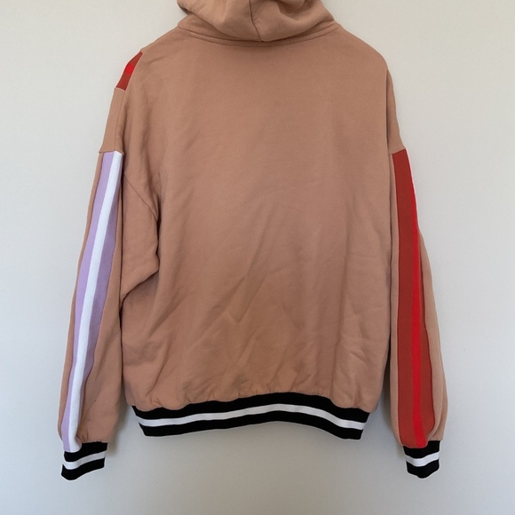 PE Nation Organic Cotton Nude Collision Hoodie Sweatshirt XS Oversized Boho Cozy - Picture 6 of 11